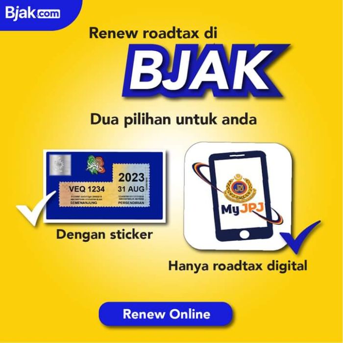 LEBIH MURAH! RENEW ROADTAX DAN INSURAN/TAKAFUL SECARA ONLINE. 5 Minit Siap.