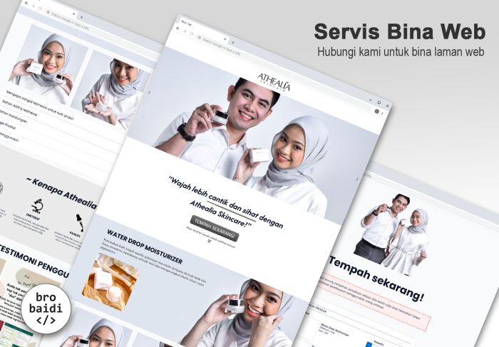 Servis bina laman web