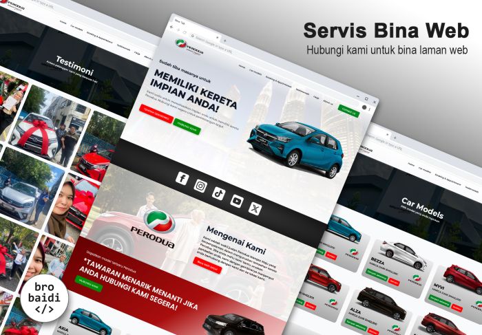 Servis bina laman web